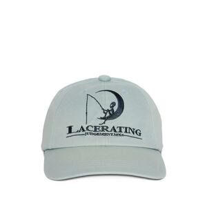 SAINT Mxxxxxx Judgment Lacerating Hat Blue Distressed Trucker Cap Saint Michael